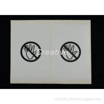 Anti - Counterfeit 3D Holographic Eggshell Sticker Adhesive